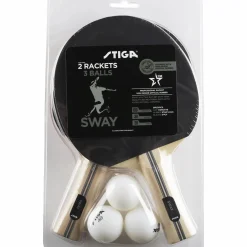 STIGA setsway 2 bats 3 balls Red