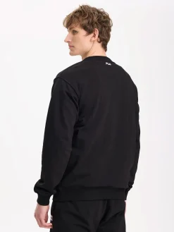 Sale FILA silon crew sweat Black