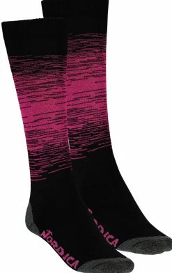 Hot NORDICA ski sock jr 2p Pink Fade