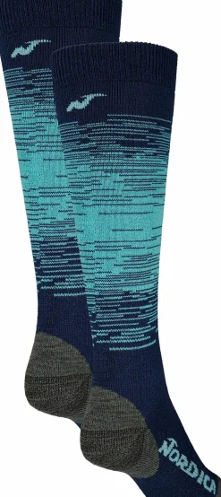 Sale NORDICA ski sock jr 2p Blue Fade