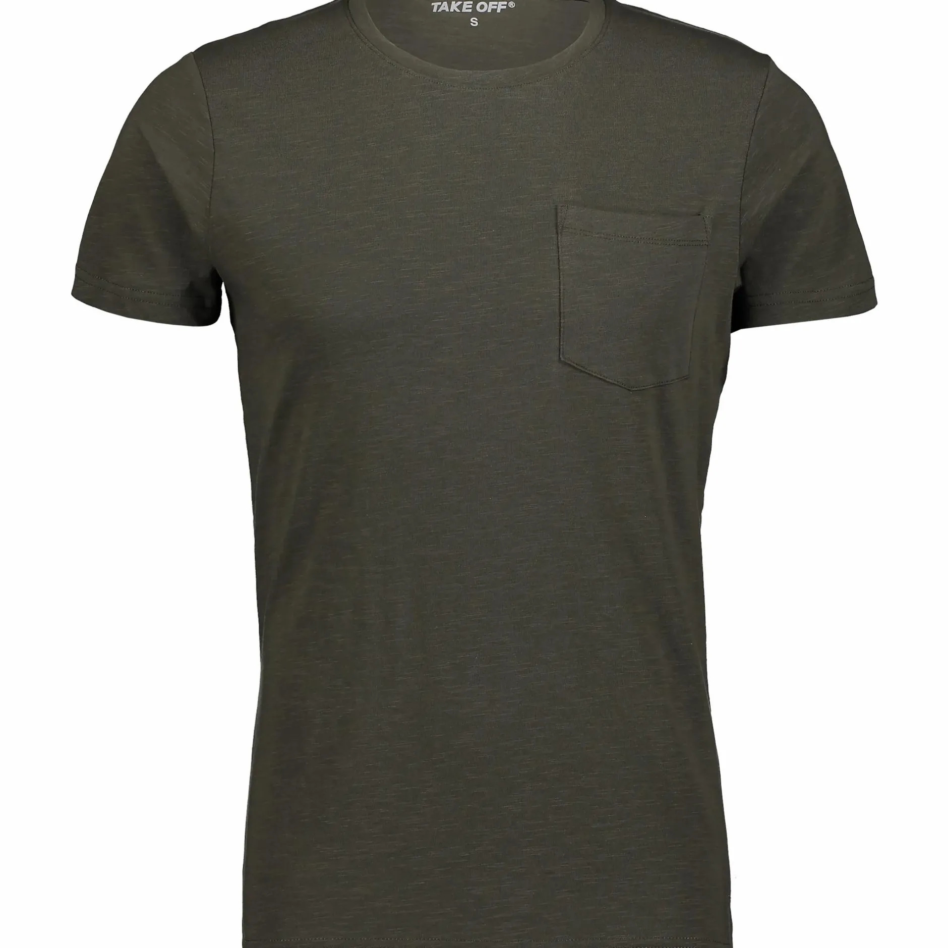 TAKEOFF slub pocket tee m Chimera Green