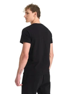 Online TAKEOFF slub pocket tee m Black