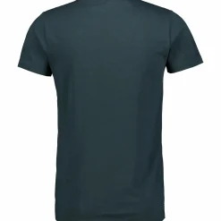 TAKEOFF slub pocket tee m Teal Green