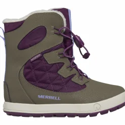 New MERRELL snow bank 4.0 wtrpf Truffle/plum