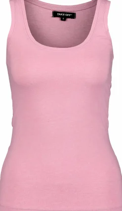 Best TAKEOFF so basic singlet w Mauve Pink Melange