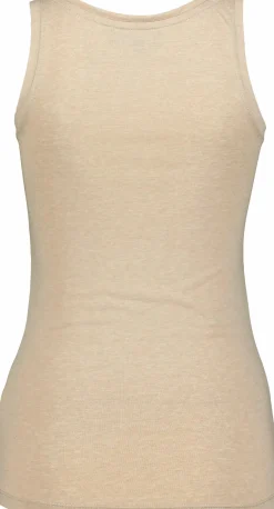 Online TAKEOFF so basic singlet w Cashmere Beige Mel