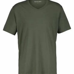 Clearance TAKEOFF so basic v-neck t Beetle Green