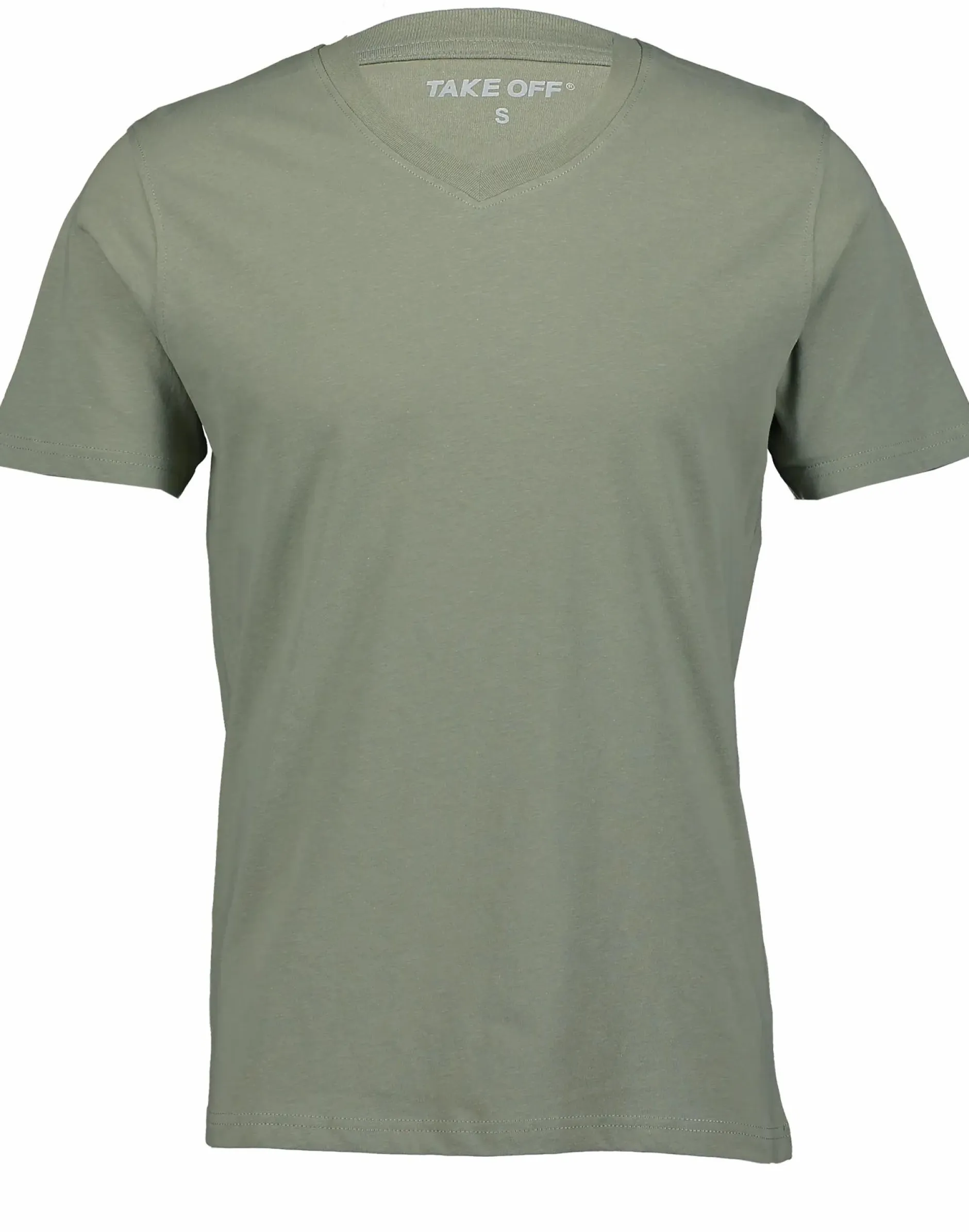Sale TAKEOFF so basic v-neck t Shadow Green