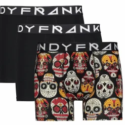 Discount FRANK DANDY so 3-p boxer m Calaveras Black