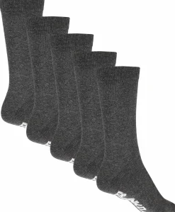 Online FRANK DANDY so 5p ed solid s u Dark Grey Melange