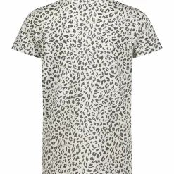 REACTION so print tee g jr Star White Aop