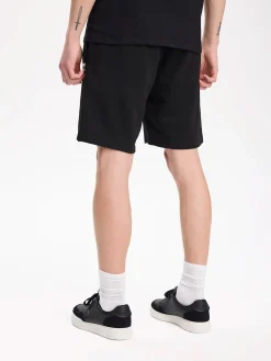 New FILA sokol sweat shorts Black