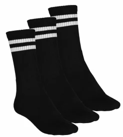 FRANK DANDY sport sock 3p jr Black