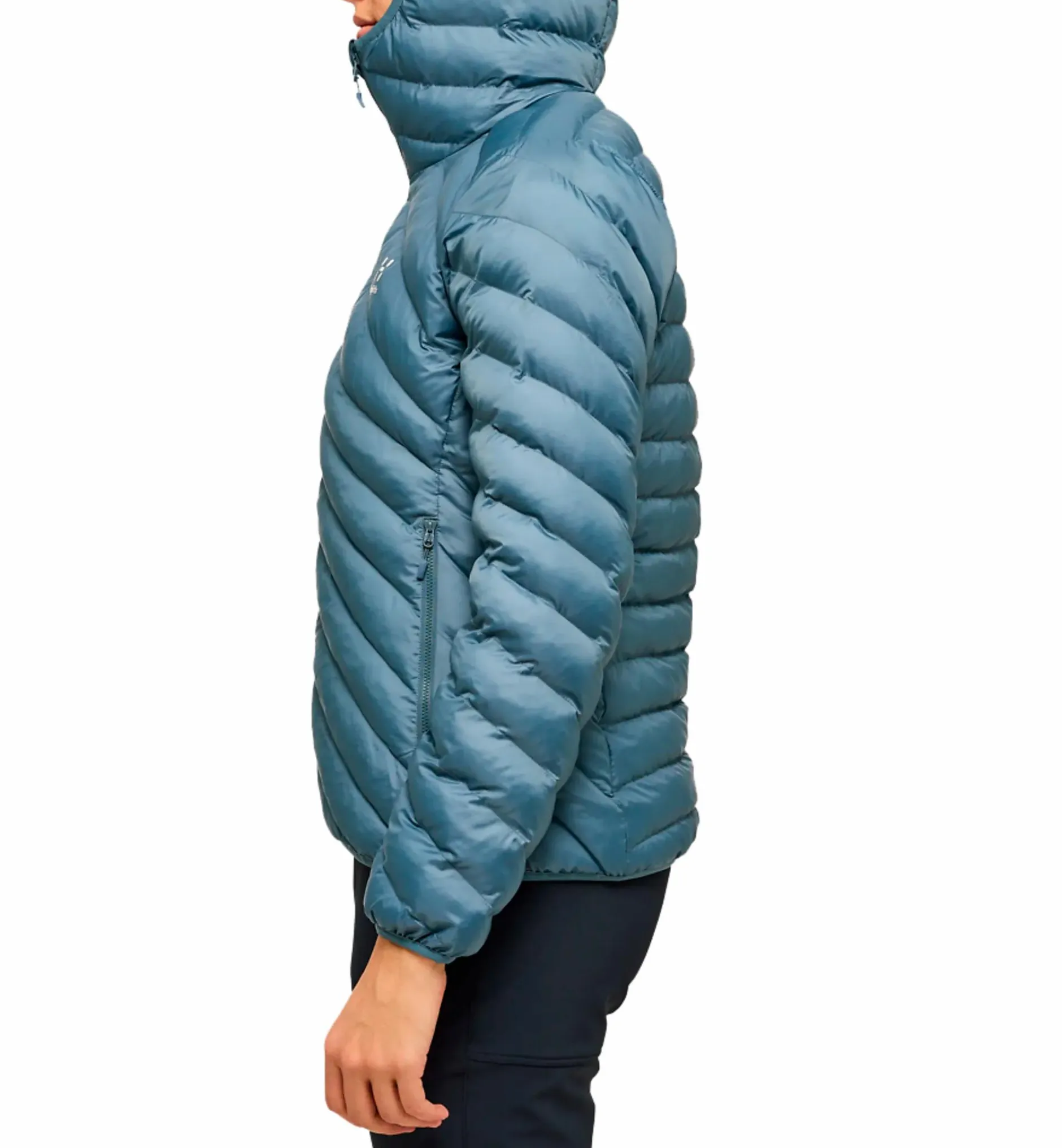 Sale HAGLÖFS särna mimic hood women STEEL BLUE