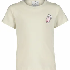 CHAMPION ss printed tee g jr White