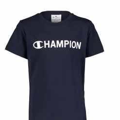 Sale CHAMPION ss printed tee jr Blue