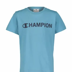 Clearance CHAMPION ss printed tee jr Light Blue