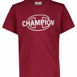Sale CHAMPION ss printed tee jr Red
