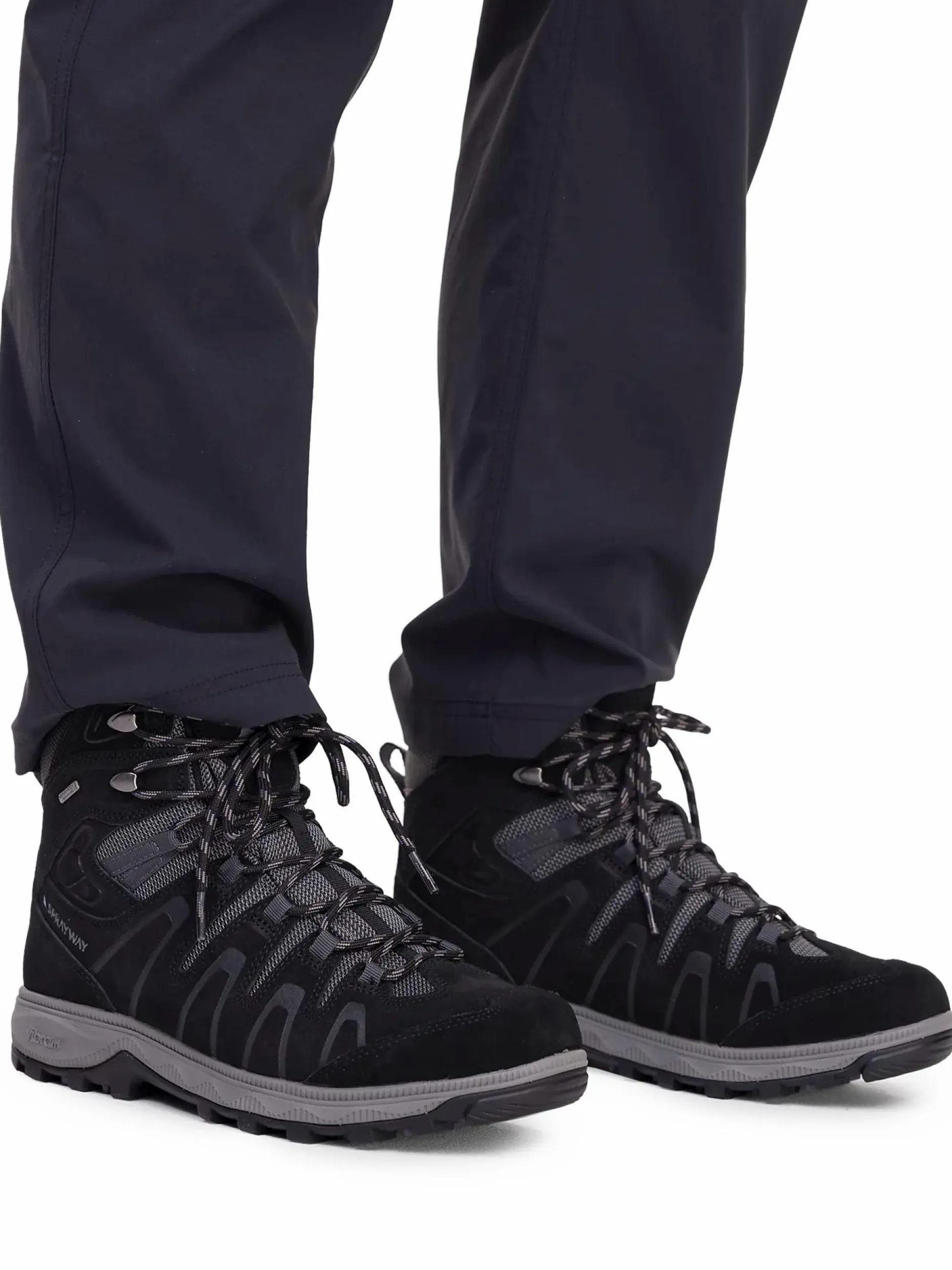 Best SPRAYWAY suede boot mid w Black