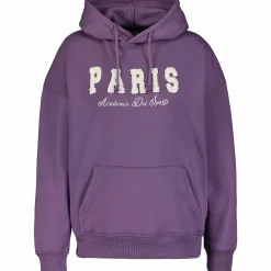 Hot ICONIC sweatshirt hood w Grape Compote