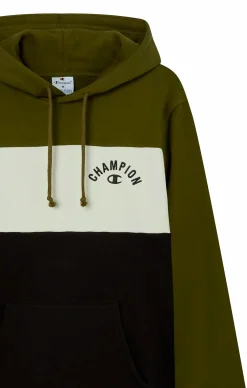 CHAMPION sweatshirt icons hood m Green