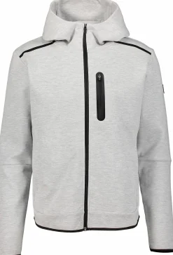 Best DRY TEX tech full zip hood m Grey Melange