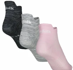 NORFOLK training sock 3p Pink Melange