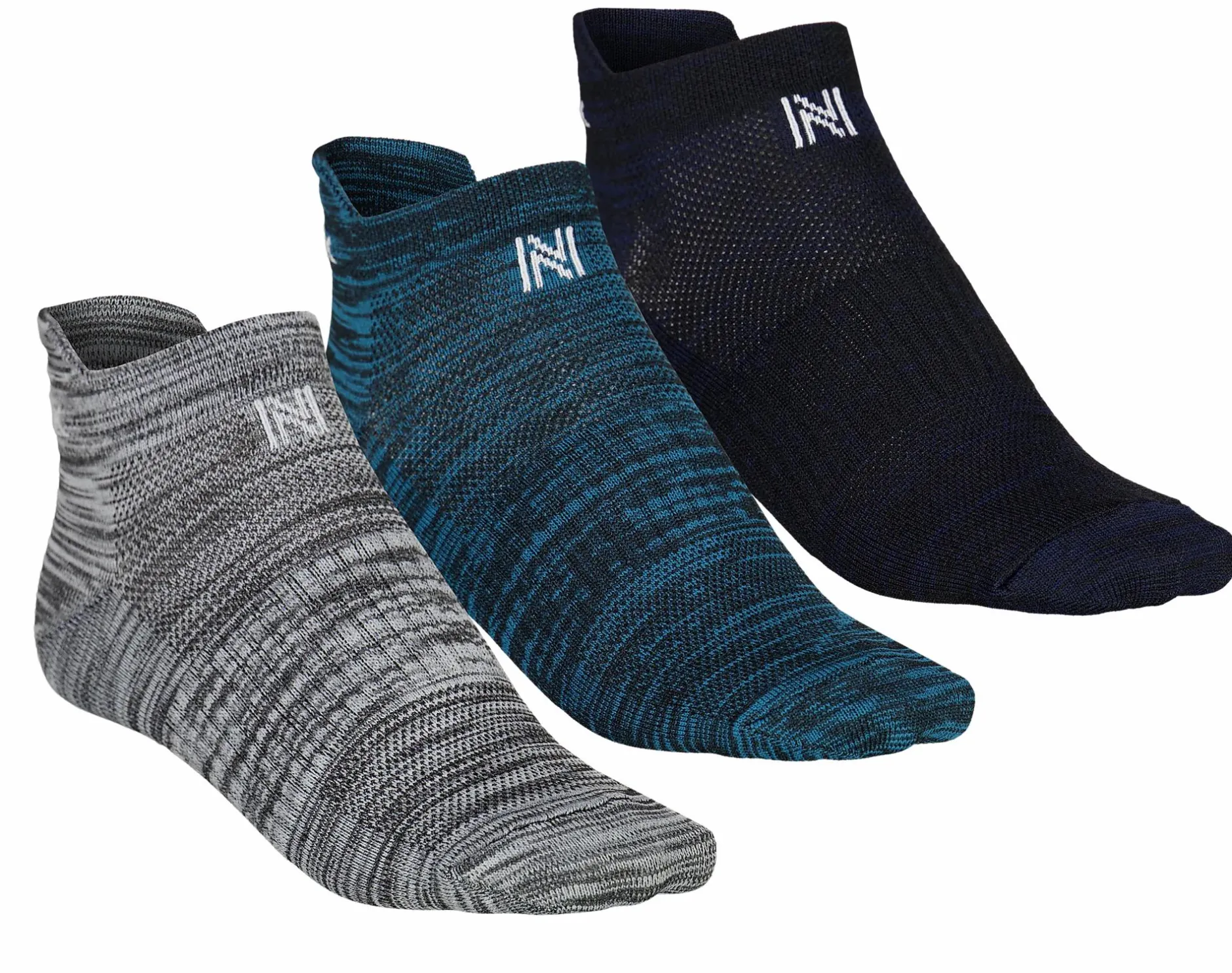NORFOLK training sock 3p Dark Melange