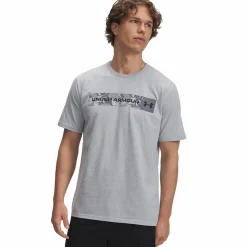 Online UNDER ARMOUR ua camo chest stripe ss-blk m Mod Gray Light