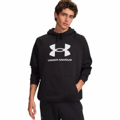 Best UNDER ARMOUR ua rival fleece logo hd BLACK