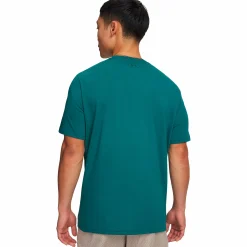 Discount UNDER ARMOUR ua team issue wordmark ss RACK GREEN