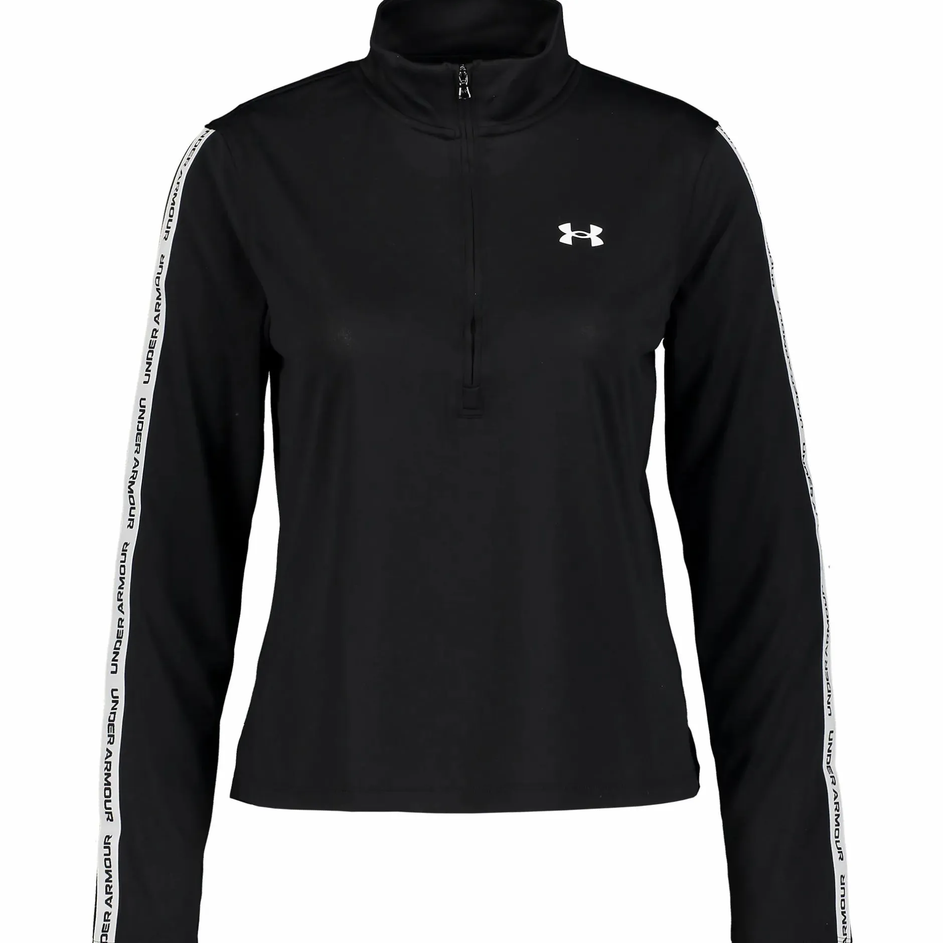 Clearance UNDER ARMOUR ua tech wm tape half zip w Black