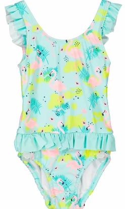 Hot GEGGAMOJA uv baby swim suit Flamingo