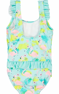 Hot GEGGAMOJA uv baby swim suit Flamingo
