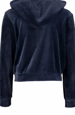 REACTION velour full zip jr Mood Indigo