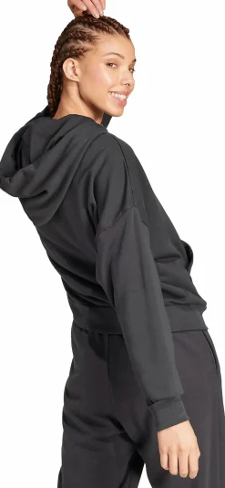 ADIDAS w big logo ft hood BLACK/WHITE