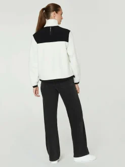 SAIL RACING w gale pile half zip STORM WHITE