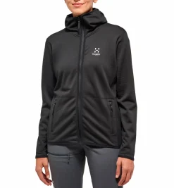 HAGLÖFS w mulet mid hood TRUE BLACK
