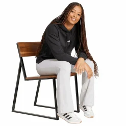 Clearance ADIDAS w small logo ft hoodie BLACK/WHITE