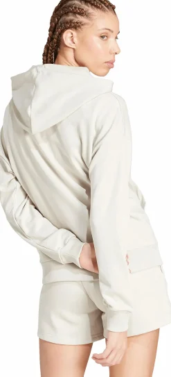 ADIDAS w small logo ft hoodie WONALU/WHITE