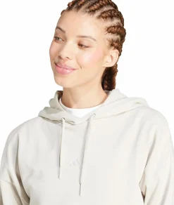 ADIDAS w small logo ft hoodie WONALU/WHITE