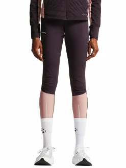 Clearance CRAFT warm tights w Dk Plum/charm