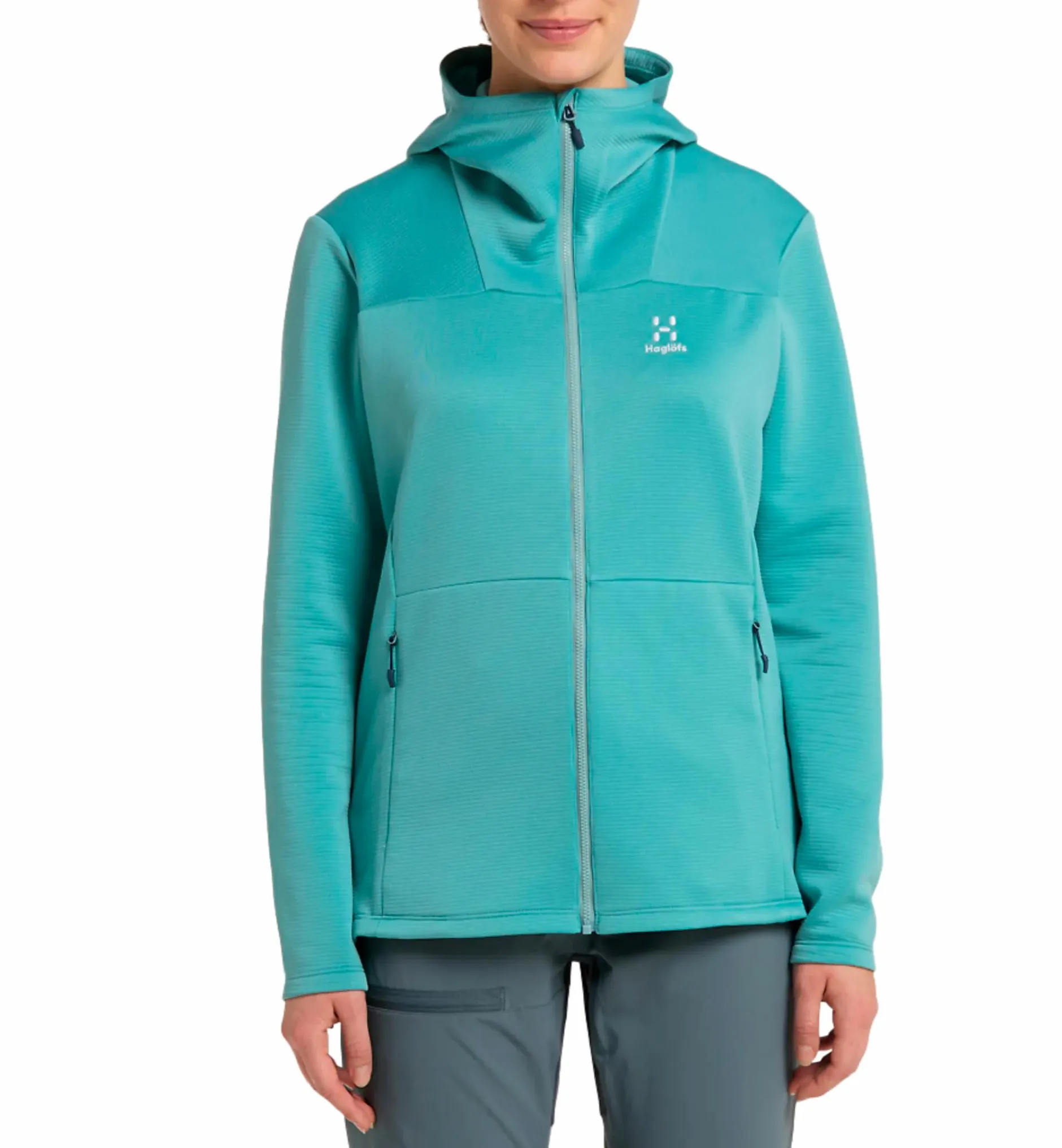 Best HAGLÖFS willow mid hood women FROST BLUE