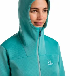Best HAGLÖFS willow mid hood women FROST BLUE