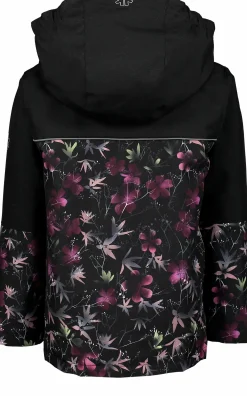 Clearance SKI INDUSTRIES winter jacket jr Black Flower
