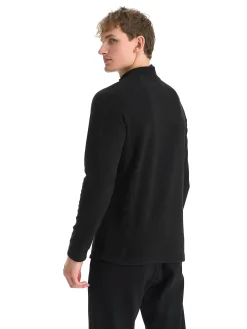 Hot CROSS SPORTSWEAR zip fleece jacket m Black