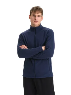 Outlet CROSS SPORTSWEAR zip fleece jacket m Dark Navy
