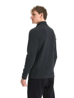 CROSS SPORTSWEAR zip fleece jacket m Dark Grey Melange