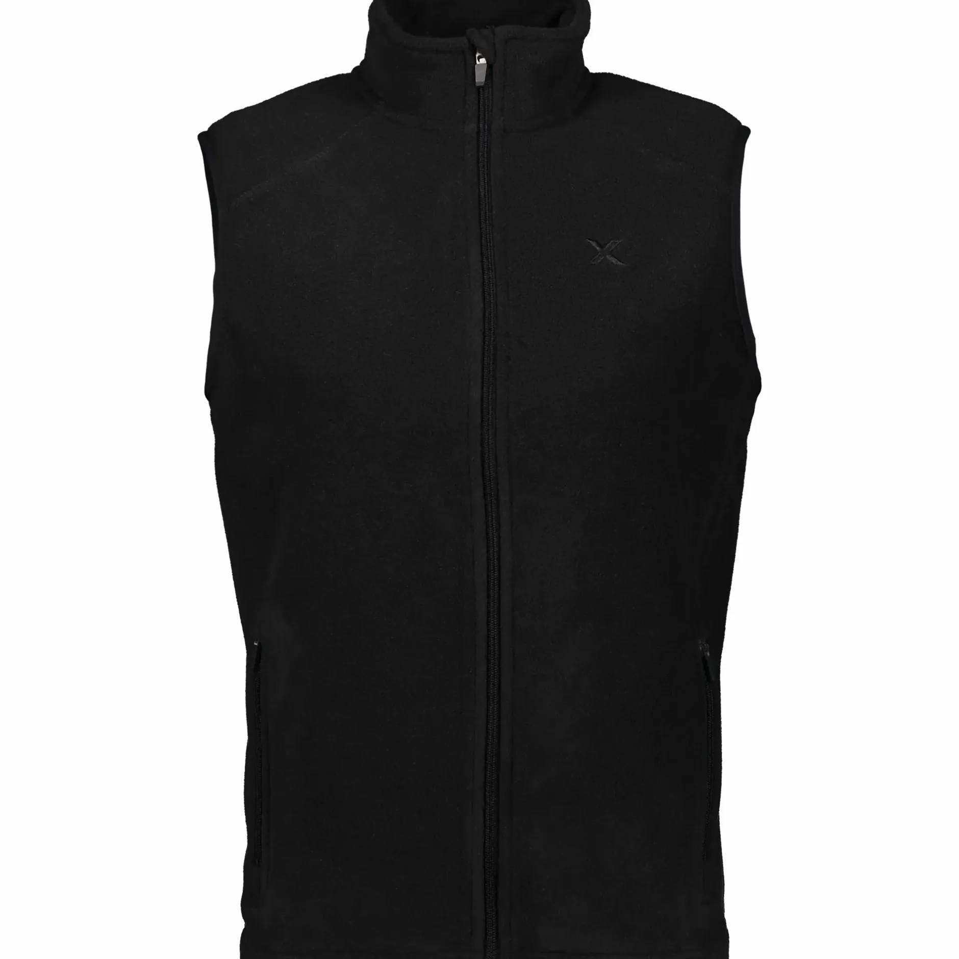 Clearance CROSS SPORTSWEAR zip fleece vest m Black
